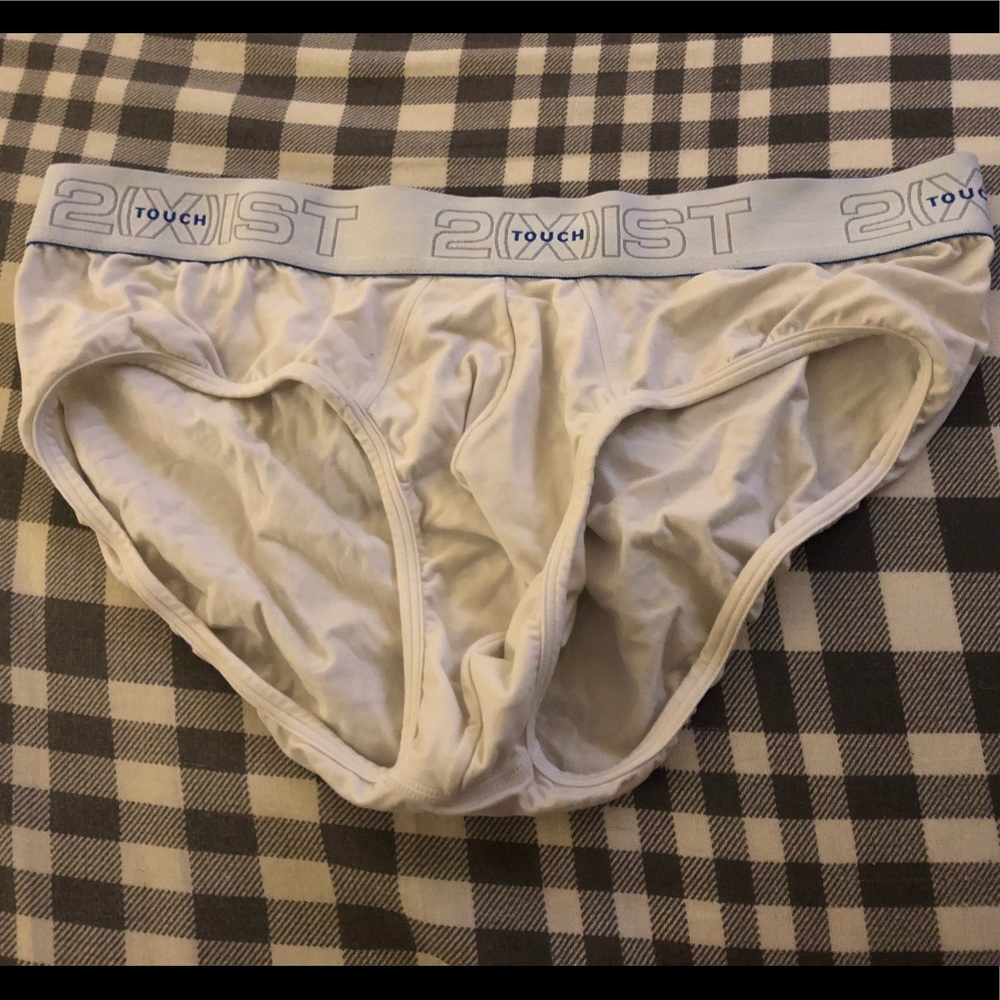 2(x)ist super soft white briefs XL